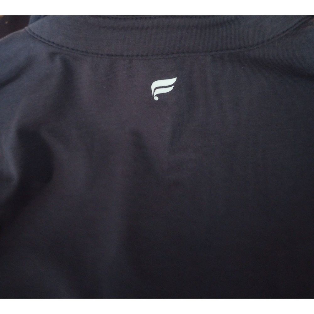 Fabletics Crop Top Blue Athletic Chic Comfortable Collared Womens SZ Small - Picture 3 of 6